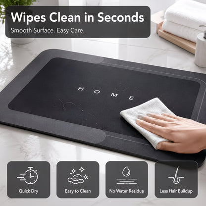 3pcs Absorbent Non-Slip Foot Mat