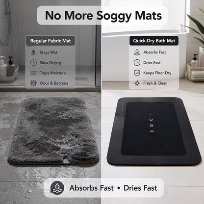 3pcs Absorbent Non-Slip Foot Mat