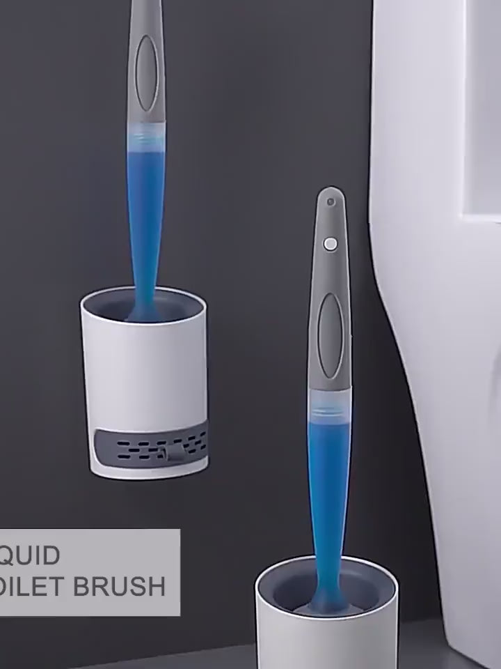 Creative Long Handle Liquid Toilet Brush Can Be Hu